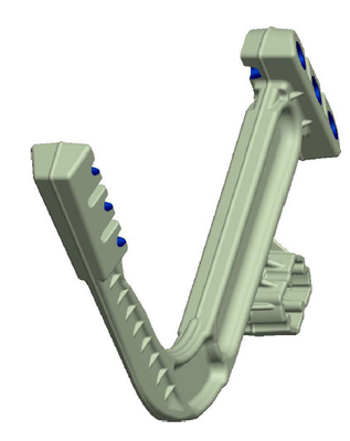 قیمت خوب CNC Turning Luggage Magnesium Alloy Die Casting 800T Injection Molding آنلاین